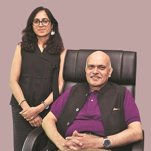Raghav Bahl and Ritu Kapur